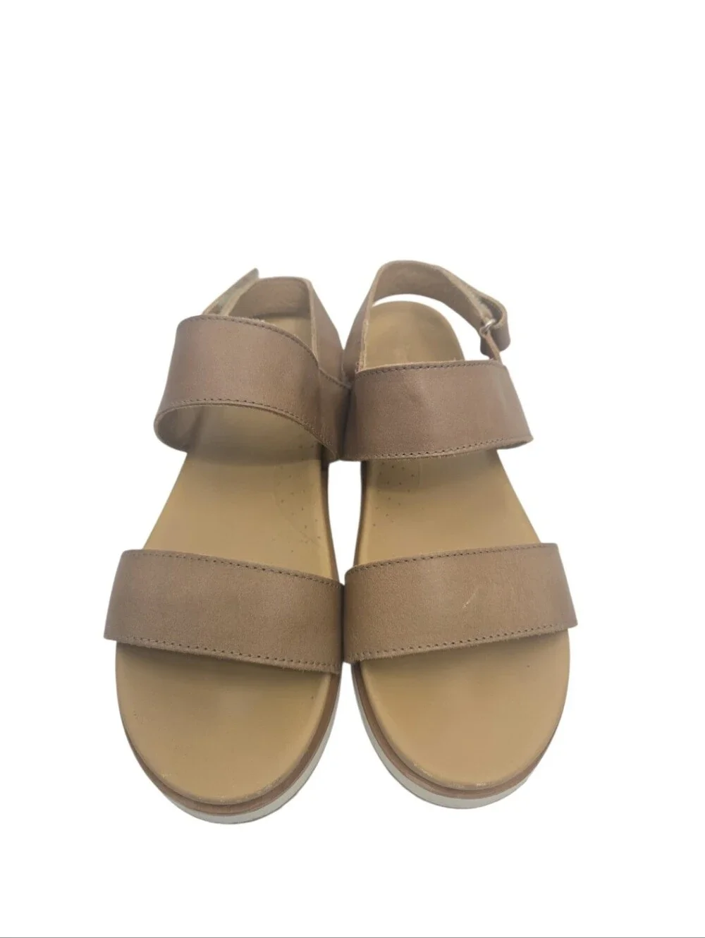 Nisolo Go To Sandals Almond Leather